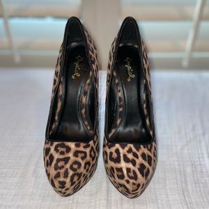 Leopard Print Stiletto Heels